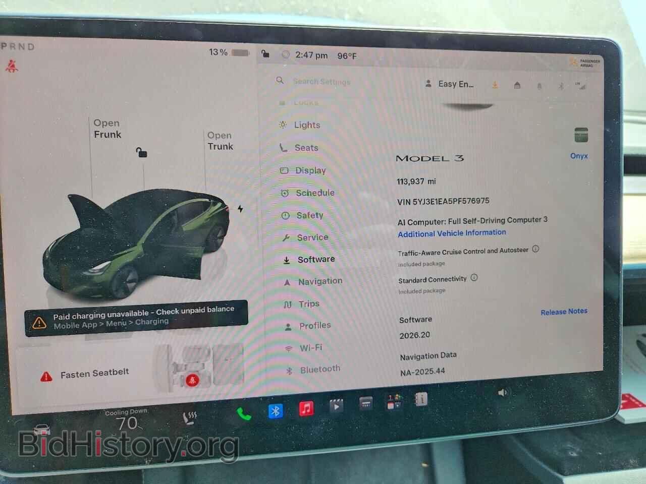 2023 TESLA MODEL 3 - VIN: 5YJ3E1EA5PF576975 - Photo 9