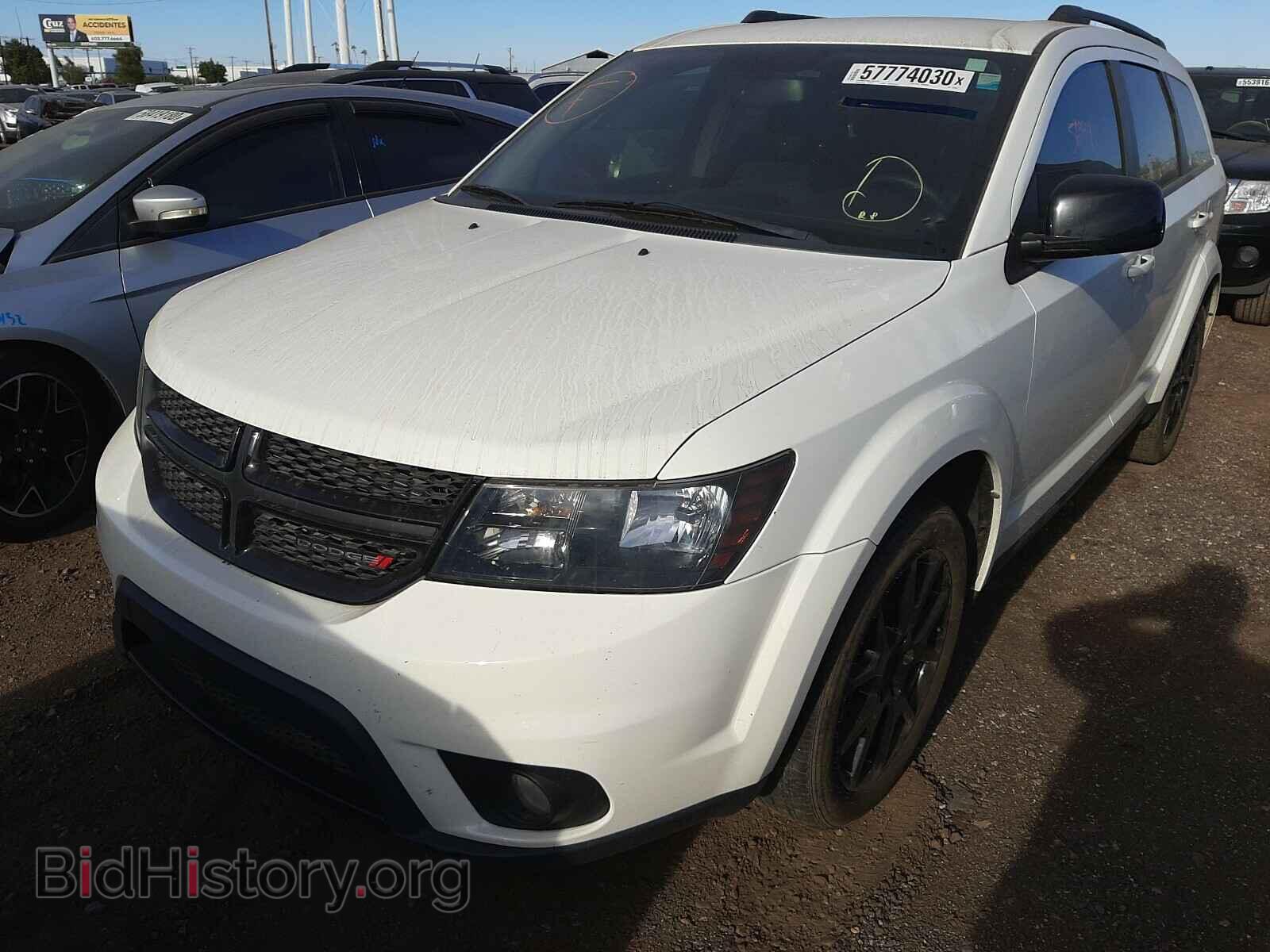 2016 DODGE JOURNEY - VIN: 3C4PDCBB3GT186844 - Фото 2