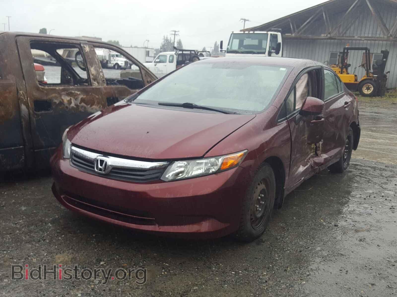 2012 HONDA CIVIC - VIN: 2HGFB2F43CH032727 - Фото 2