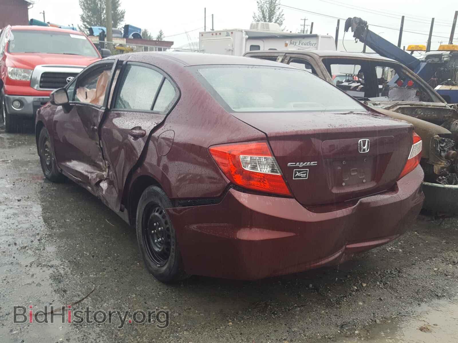 2012 HONDA CIVIC - VIN: 2HGFB2F43CH032727 - Фото 3