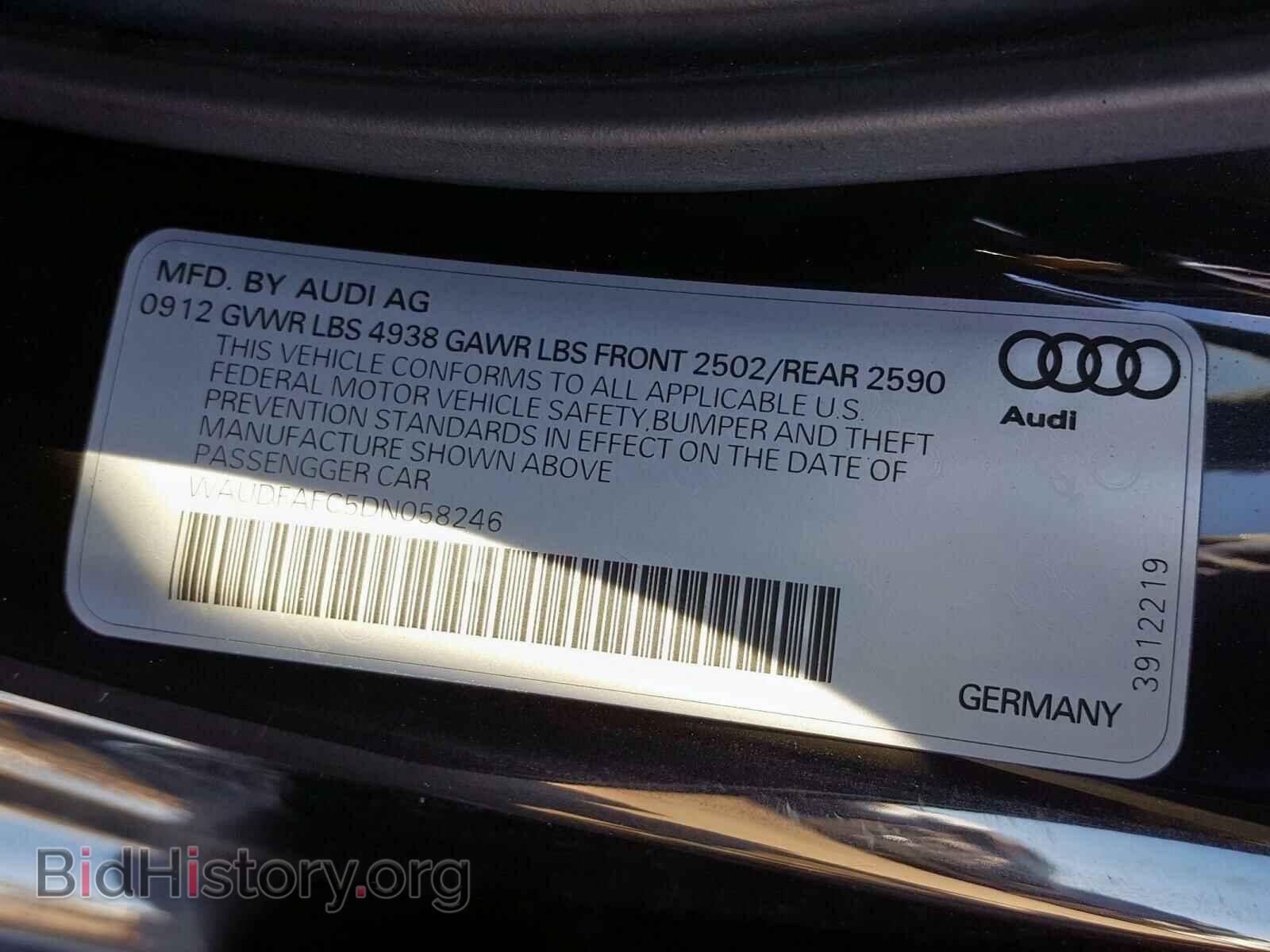 2013 AUDI A6 - VIN: WAUDFAFC5DN058246 - Photo 10