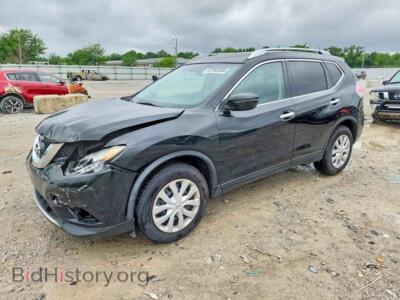 2016 Nissan ROGUE S, black — VIN KNMAT2MT0GP618254, Copart