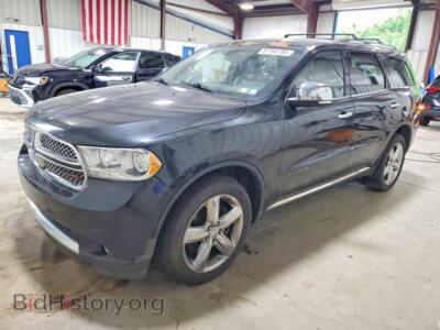 2012 Dodge DURANGO CITADEL, черный — VIN 1C4SDJET7CC205128, Copart