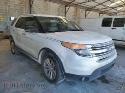 2012 Ford EXPLORER Explorer X, white — VIN 1FMHK7D9XCGA54900, Copart