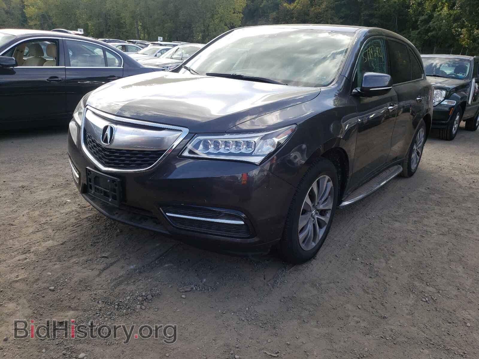 2014 ACURA MDX - VIN: 5FRYD4H40EB037708 - Фото 2