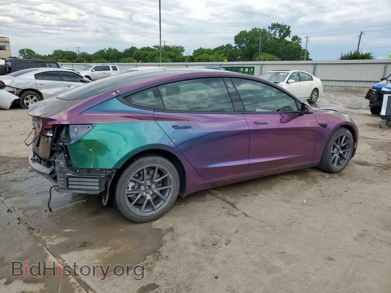 2022 TESLA MODEL 3 - VIN: 5YJ3E1EB6NF255114 - Фото 3