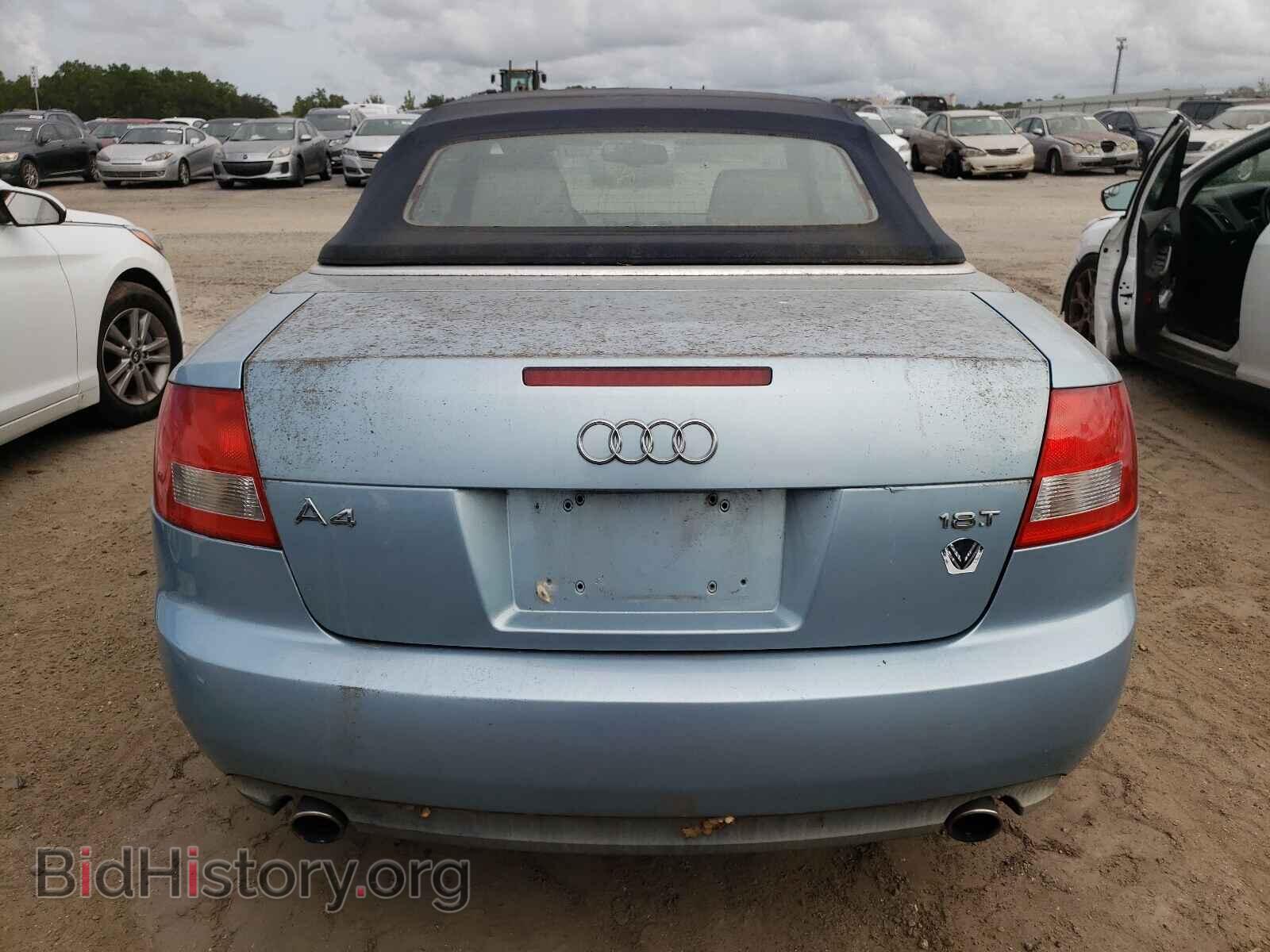 2006 AUDI A4 - VIN: WAUBC48H46K006170 - Фото 9