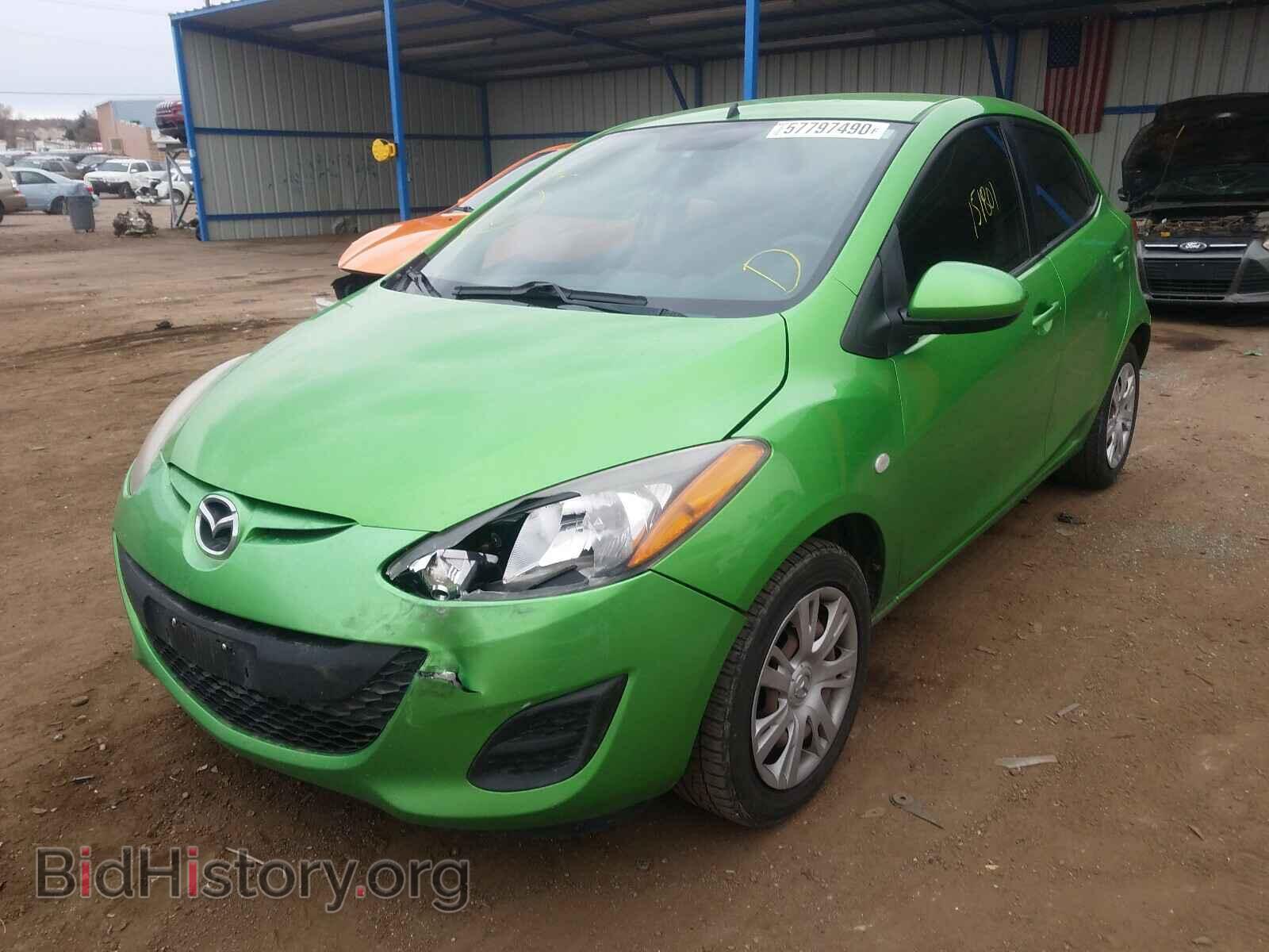 2012 MAZDA 2 - VIN: JM1DE1KY8C0133802 - Photo 2
