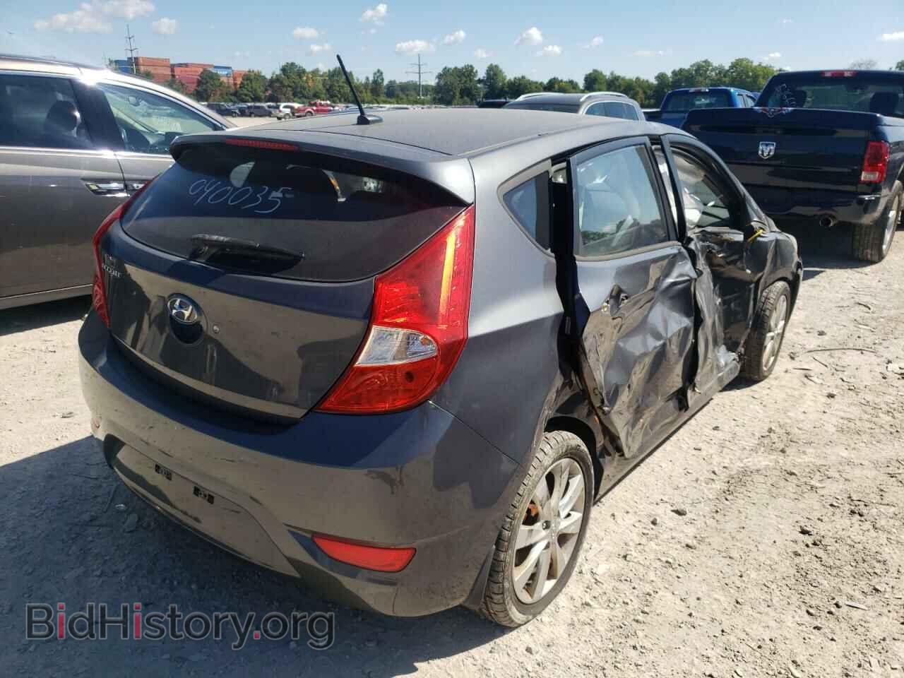 2012 HYUNDAI ACCENT - VIN: KMHCU5AE6CU040035 - Фото 4