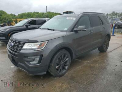 2017 Ford EXPLORER XLT, gray — VIN 1FM5K8D80HGA52905, Copart