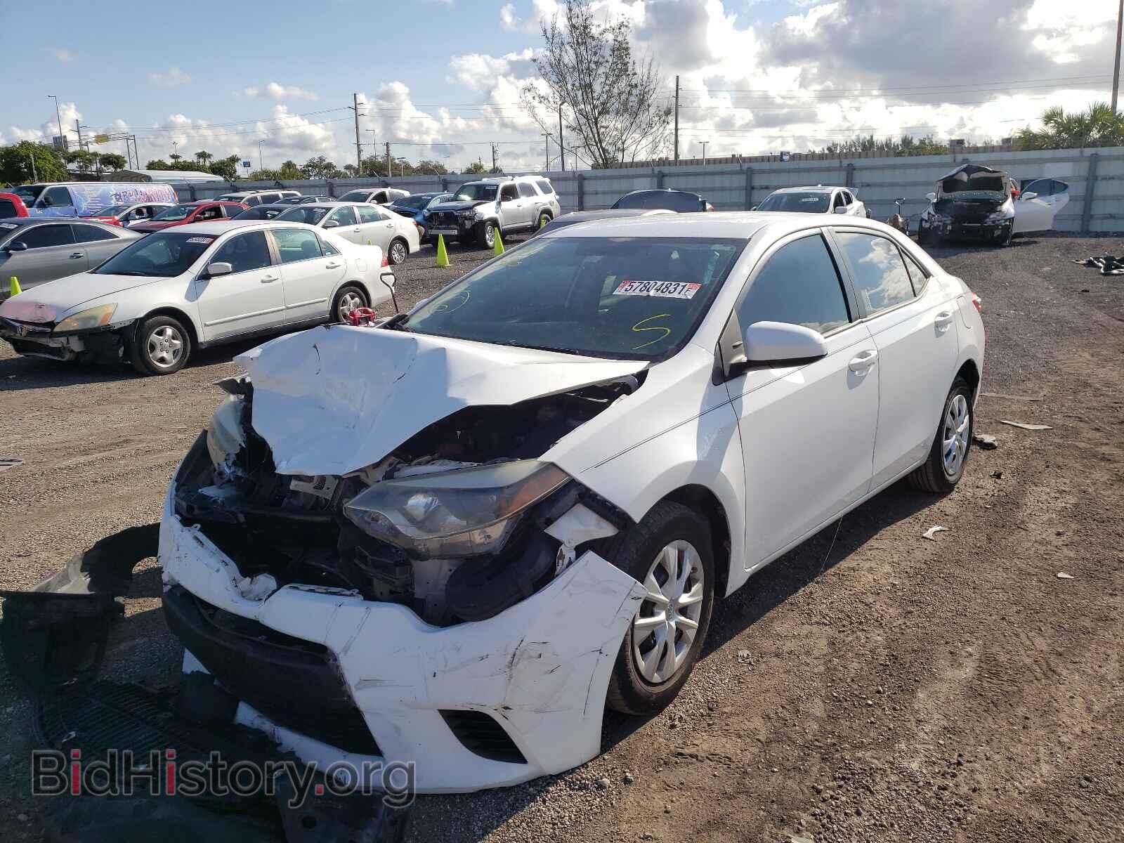 2014 TOYOTA COROLLA - VIN: 2T1BURHE7EC044365 - Фото 2