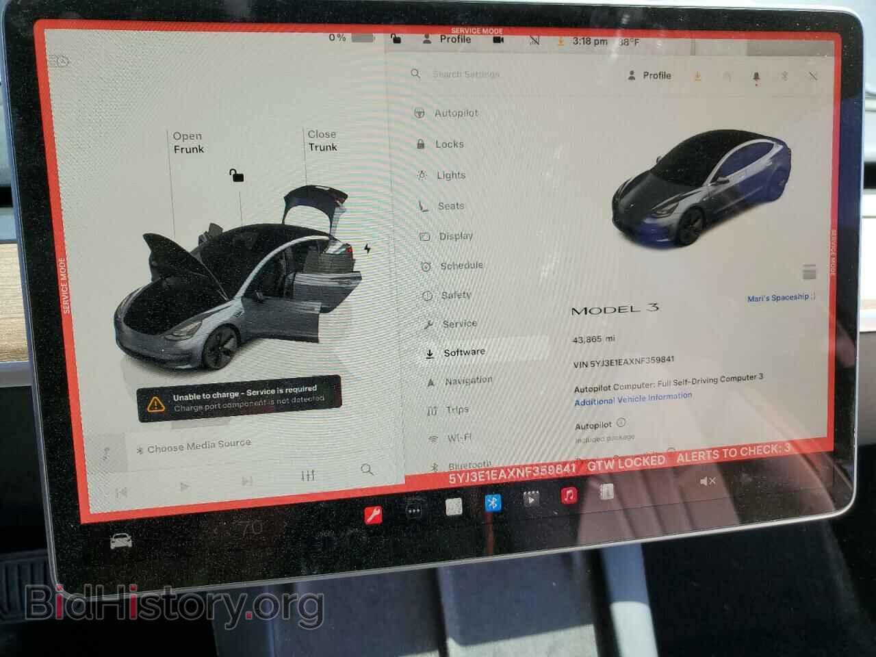 2022 TESLA MODEL 3 - VIN: 5YJ3E1EAXNF359841 - Фото 9
