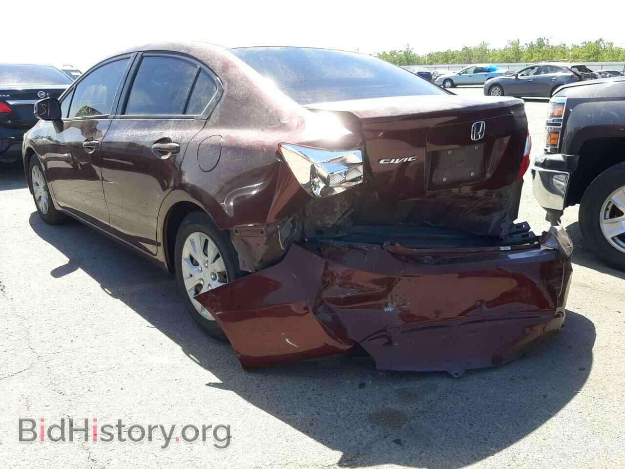2012 HONDA CIVIC - VIN: 19XFB2F58CE347803 - Фото 3