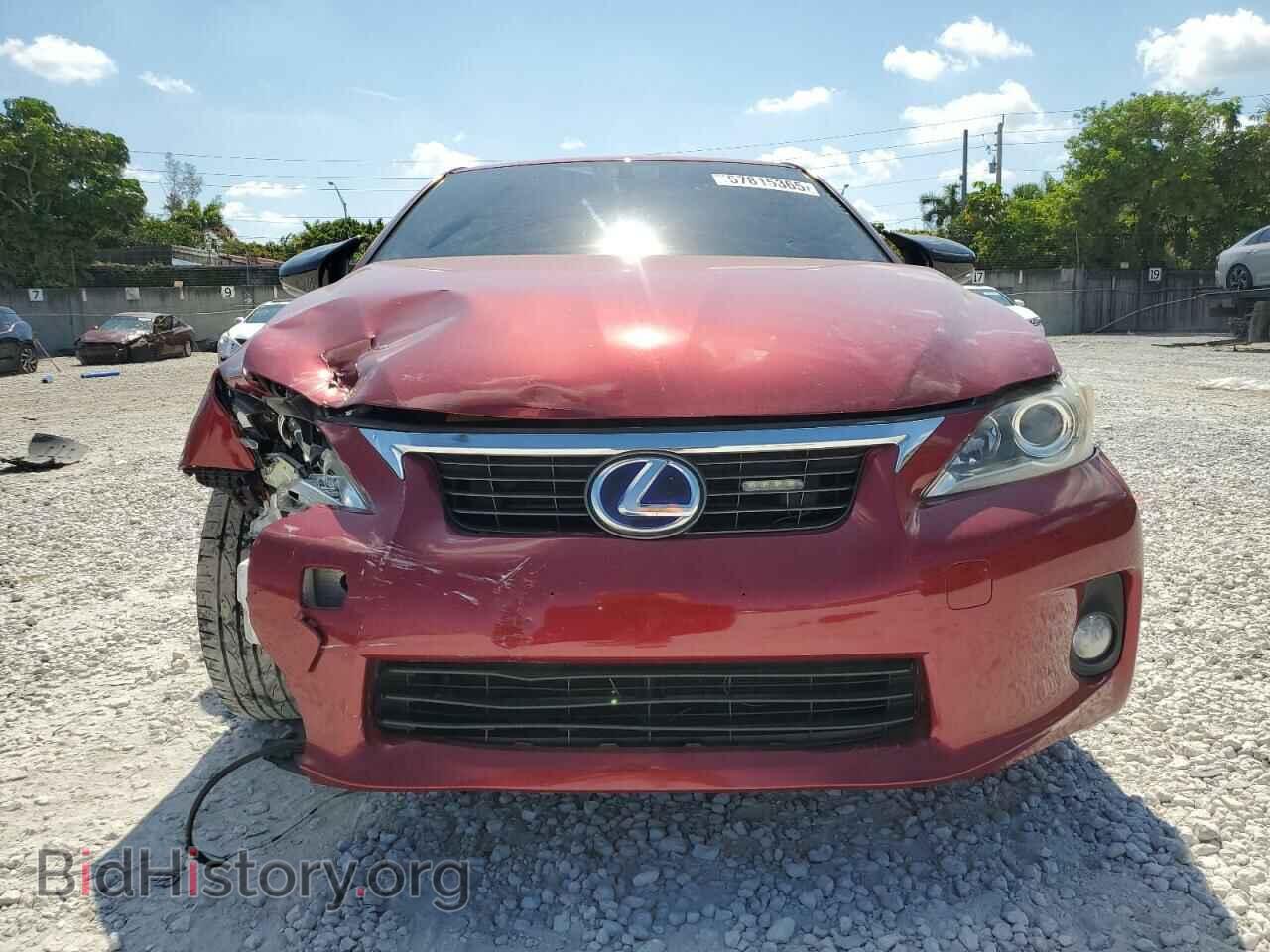 2013 LEXUS CT 200 - VIN: JTHKD5BH2D2139004 - Фото 5
