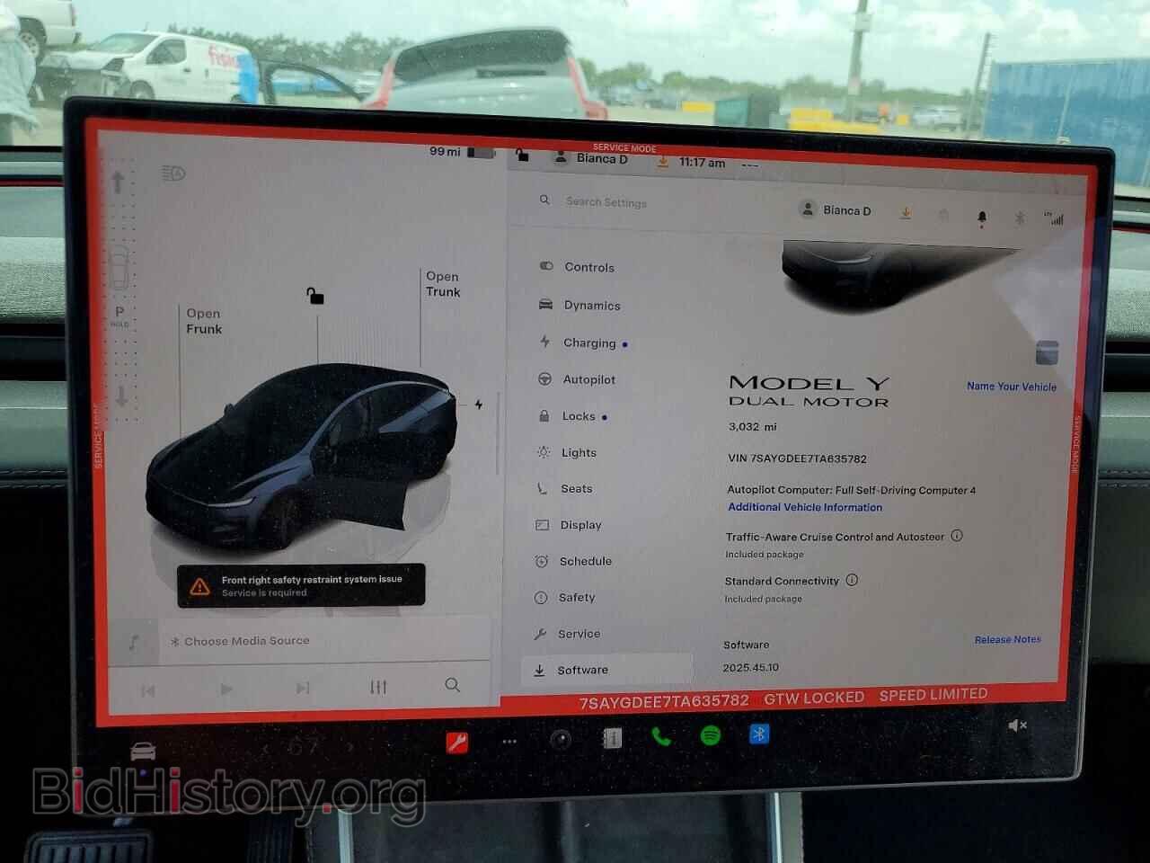 2026 TESLA MODEL Y - VIN: 7SAYGDEE7TA635782 - Фото 9