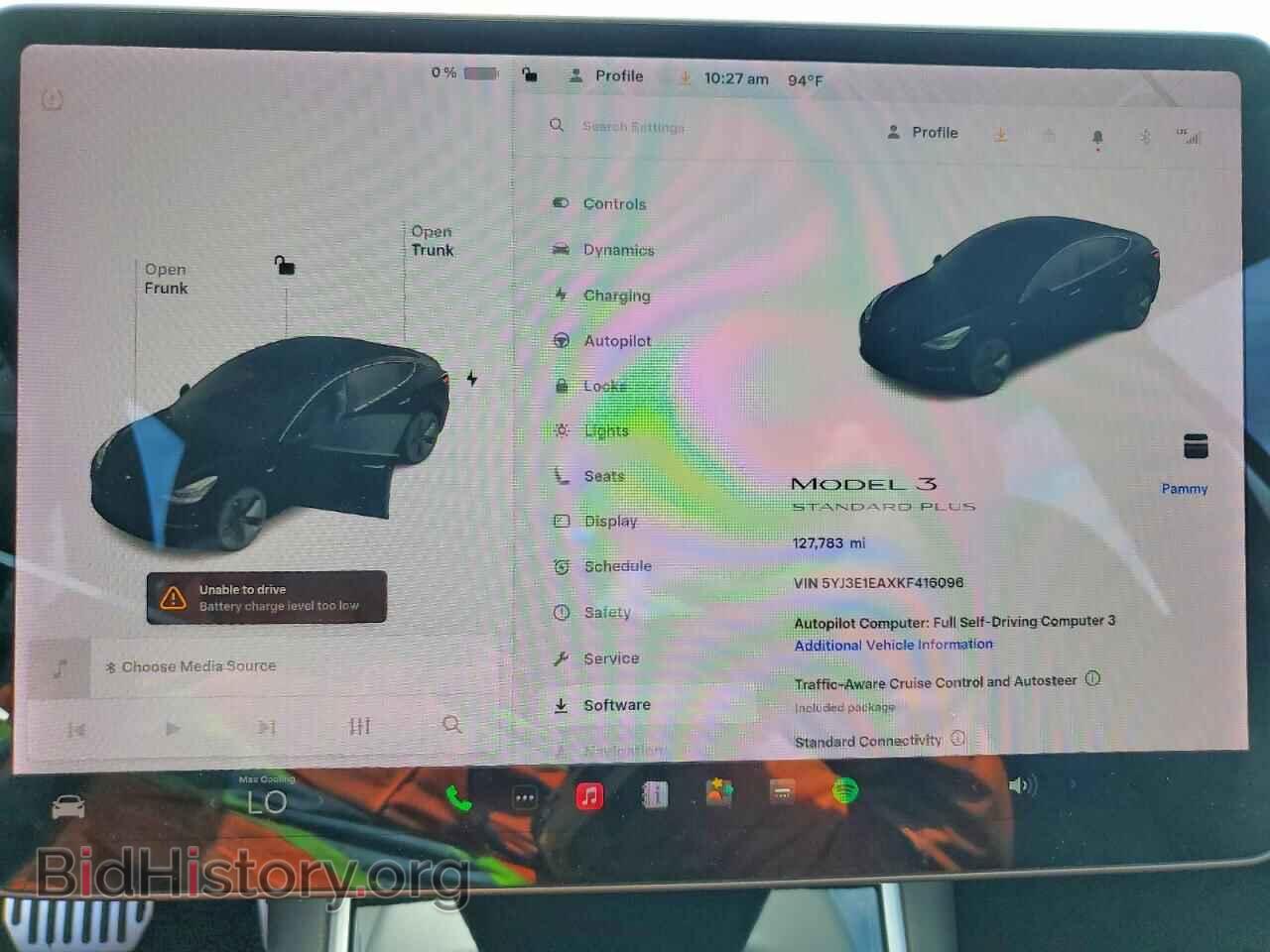 2019 TESLA MODEL 3 - VIN: 5YJ3E1EAXKF416096 - Photo 9