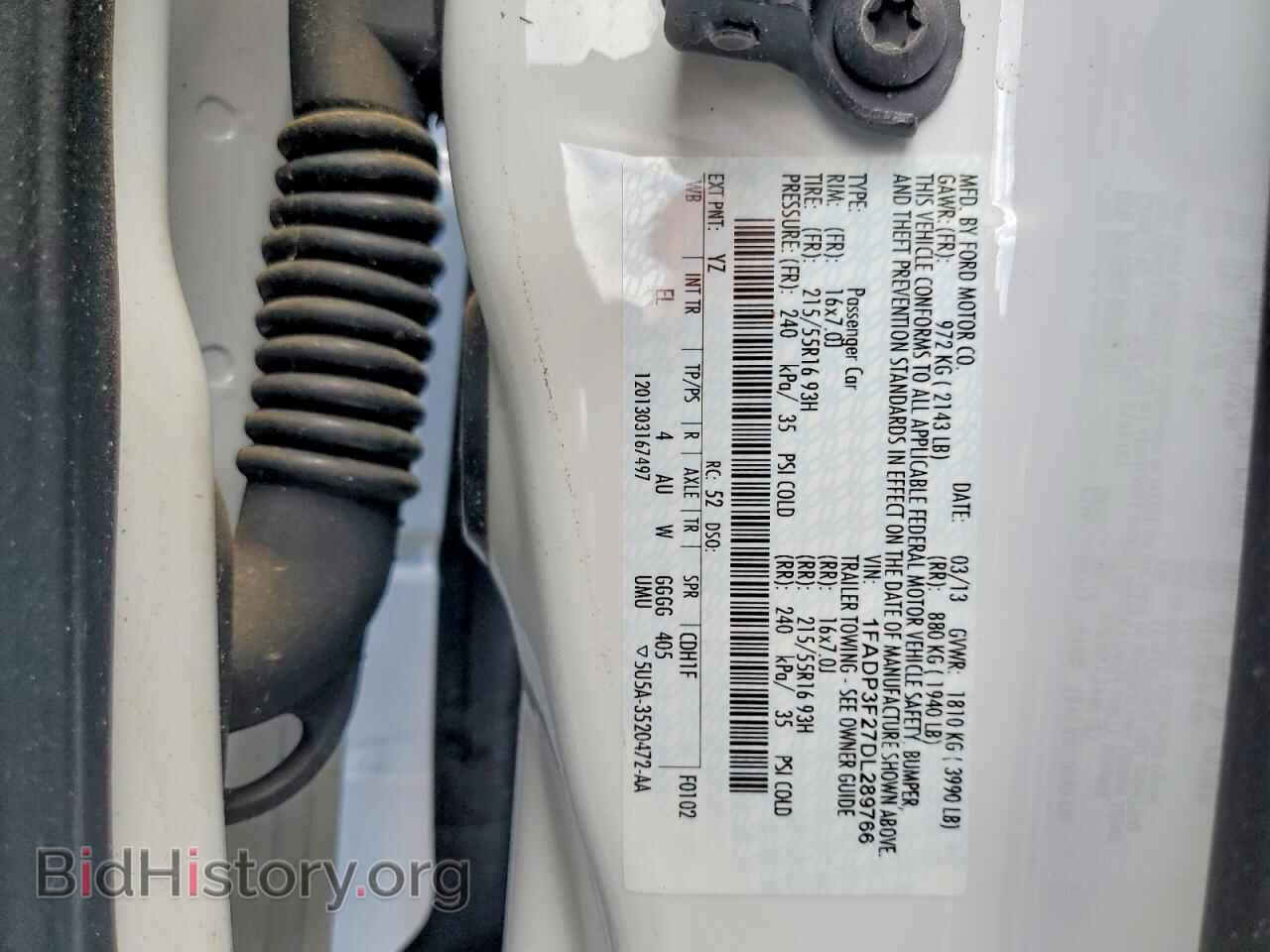 2013 FORD FOCUS - VIN: 1FADP3F27DL289766 - Photo 12