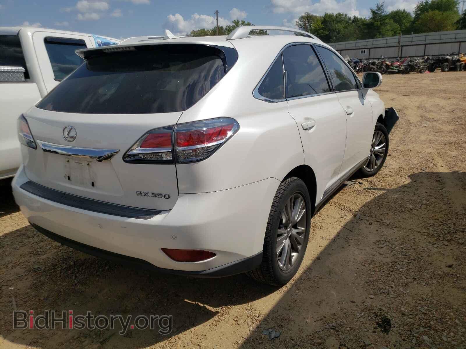 2013 LEXUS RX350 - VIN: 2T2BK1BA5DC206629 - Фото 4