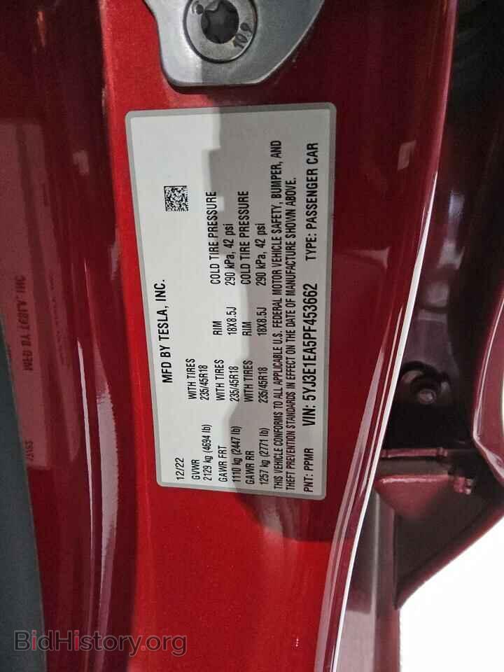 2023 TESLA MODEL 3 - VIN: 5YJ3E1EA5PF453662 - Photo 13