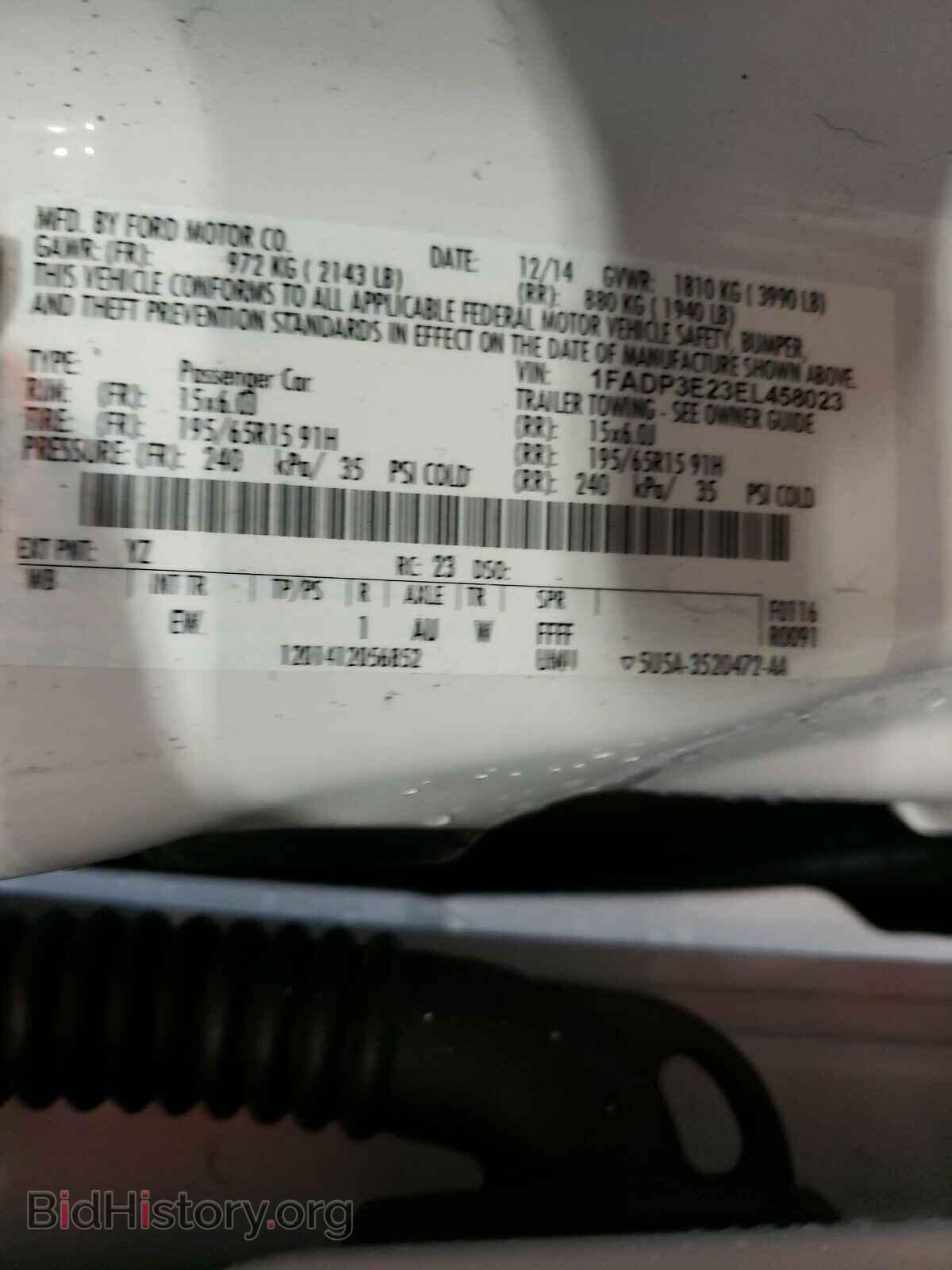 2014 FORD FOCUS - VIN: 1FADP3E23EL458023 - Photo 10