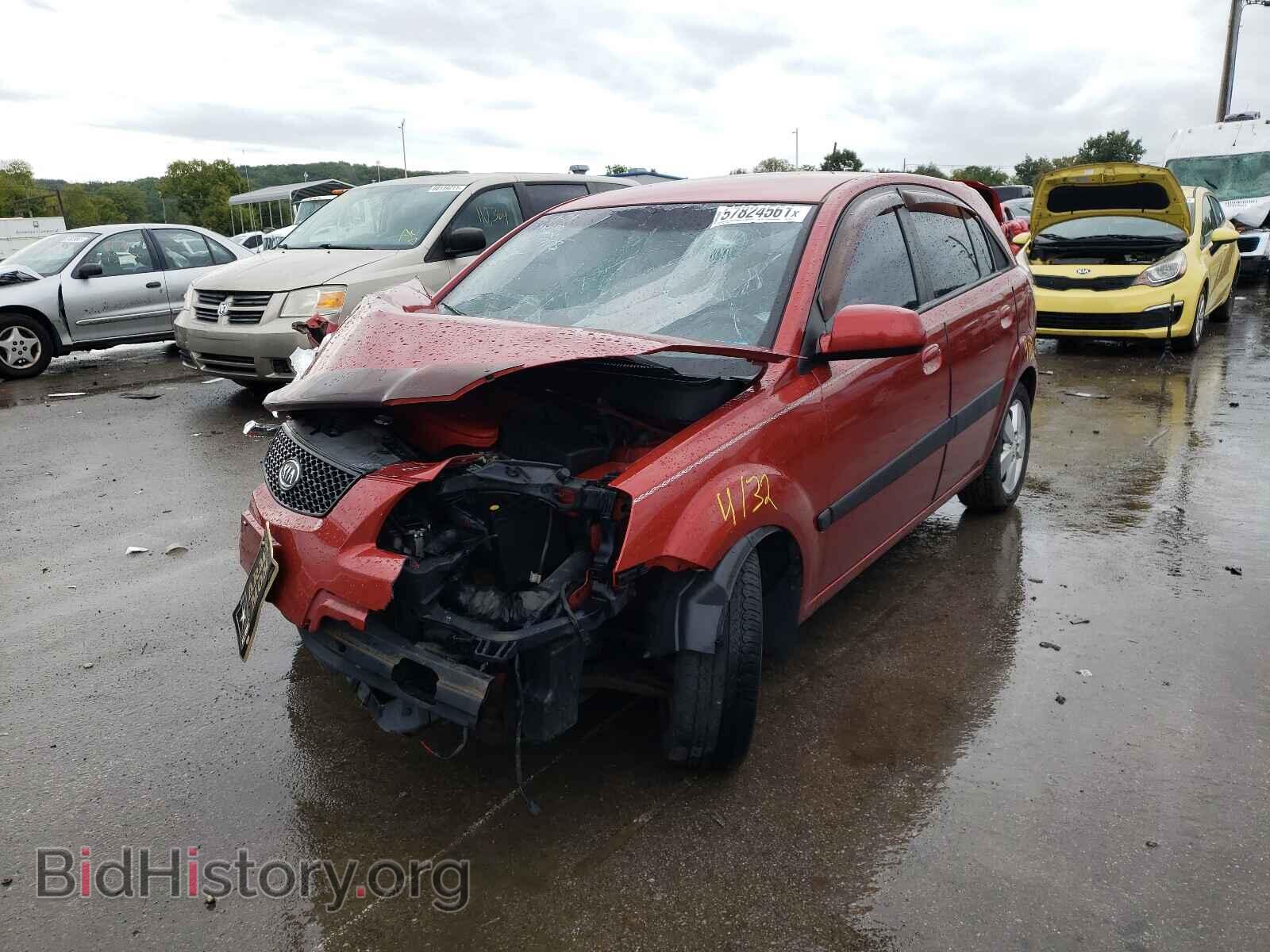 2007 KIA RIO - VIN: KNADE163676287178 - Фото 2