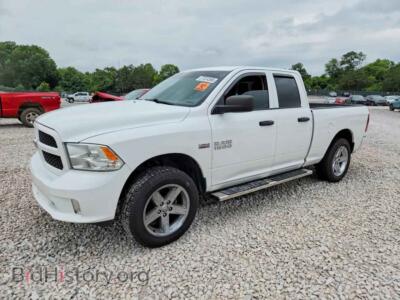 2016 RAM 1500 ST, white — VIN 1C6RR7FT0GS123388, Copart
