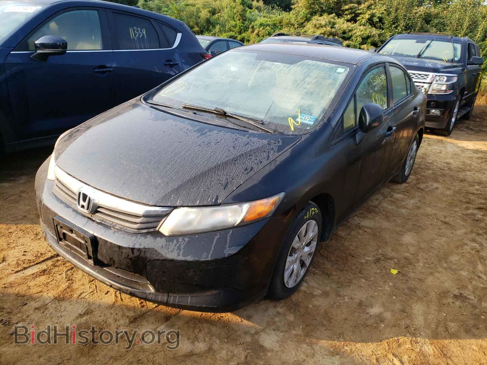 2012 HONDA CIVIC - VIN: 2HGFB2F50CH604829 - Фото 2