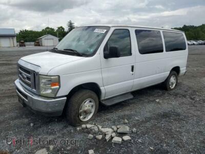 2009 Ford ALL MODELS E350 Super Duty Wagon, white — VIN 1FBNE31L19DA11973, Copart