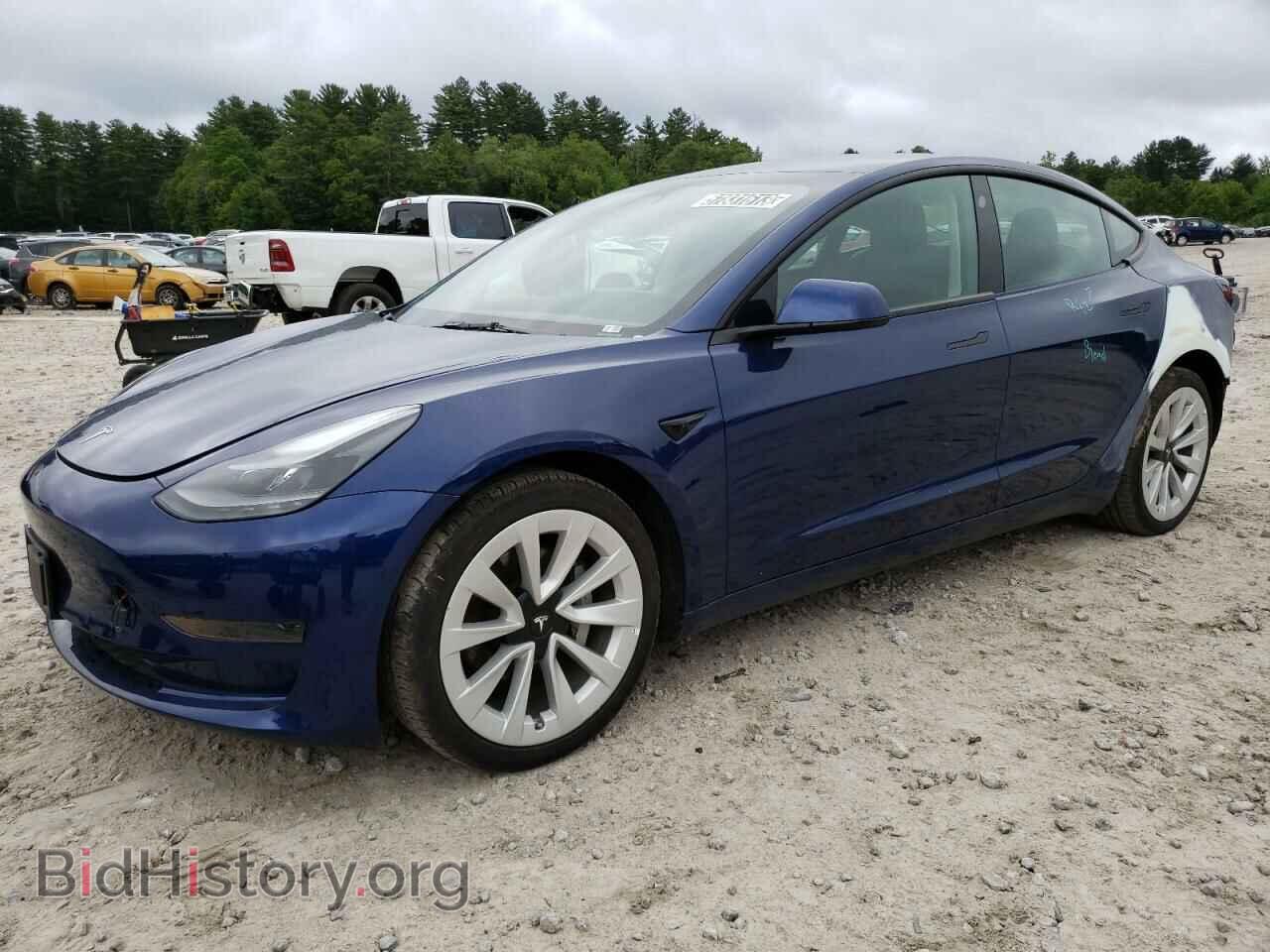 Photo 5YJ3E1EA4NF187354 - TESLA MODEL 3 2022