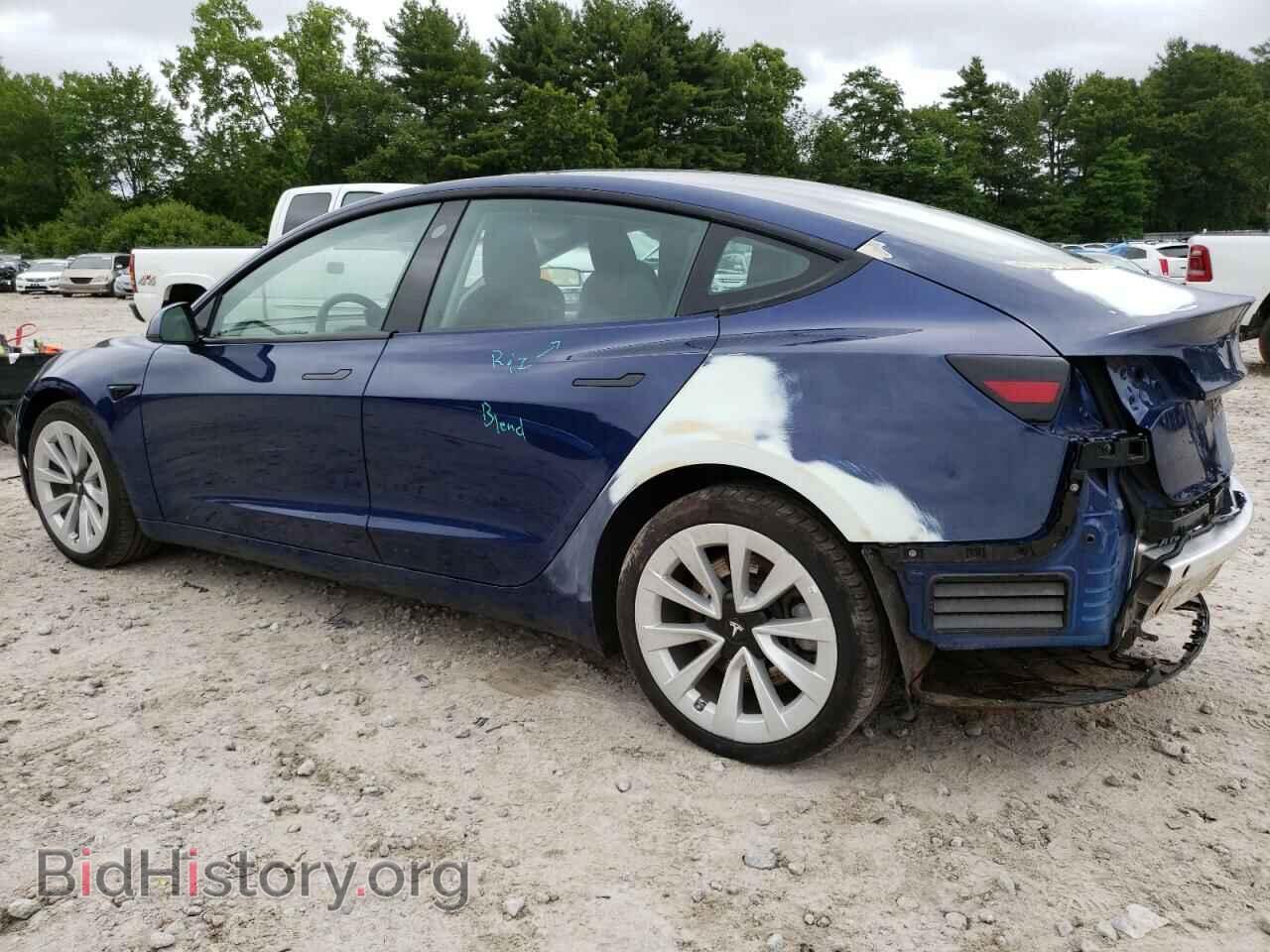 2022 TESLA MODEL 3 - VIN: 5YJ3E1EA4NF187354 - Фото 2