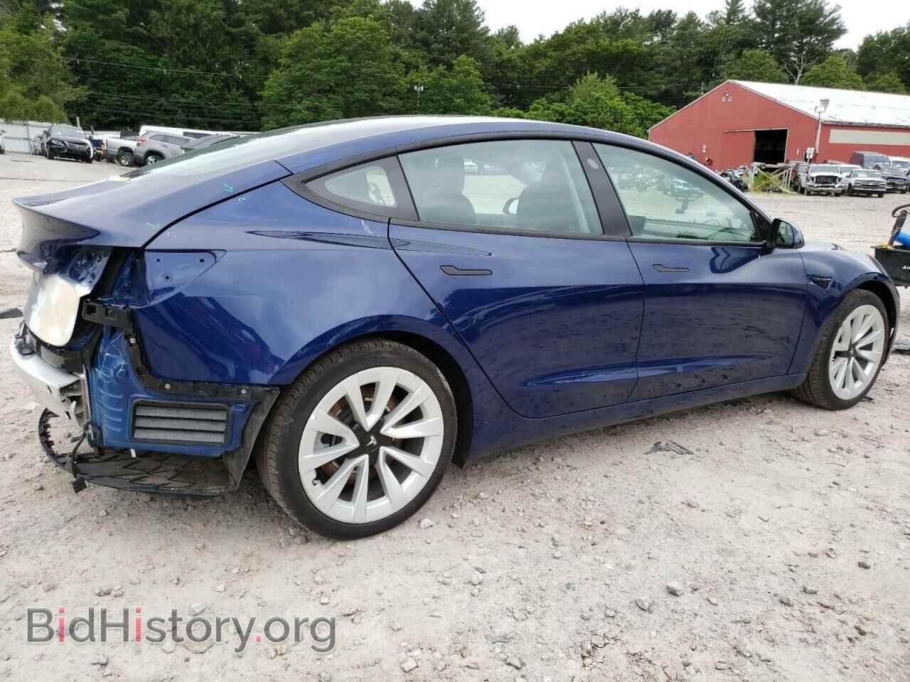 2022 TESLA MODEL 3 - VIN: 5YJ3E1EA4NF187354 - Фото 3