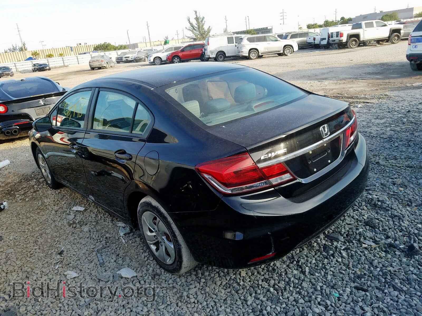 2014 HONDA CIVIC LX - VIN: 19XFB2F5XEE078075 - Фото 3