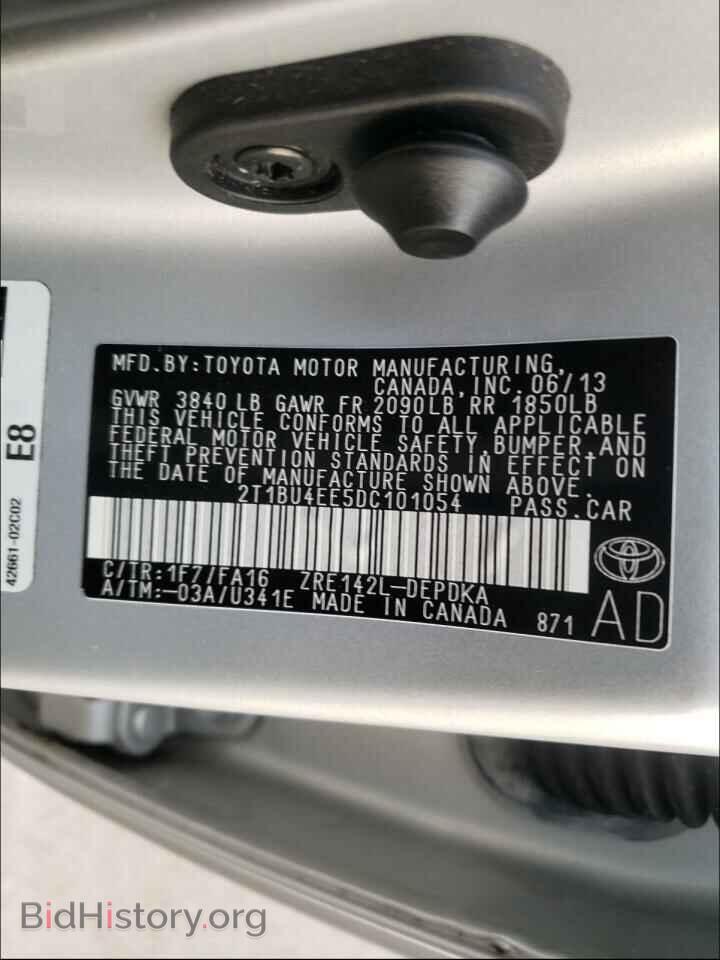 2013 TOYOTA COROLLA - VIN: 2T1BU4EE5DC101054 - Photo 10