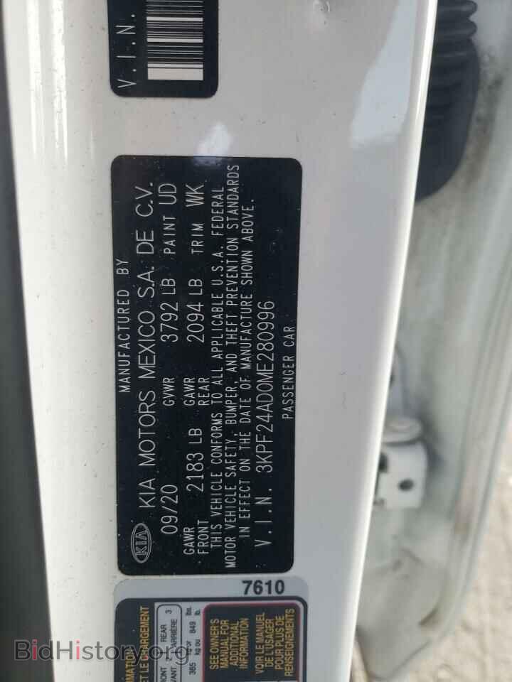 2021 KIA FORTE - VIN: 3KPF24AD0ME280996 - Фото 10