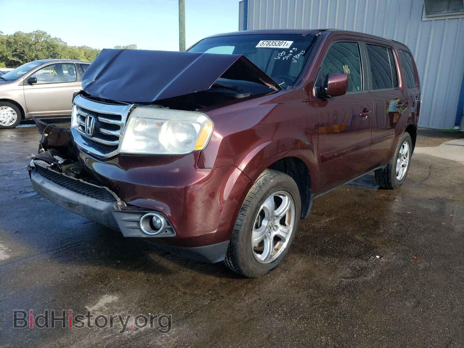 2012 HONDA PILOT - VIN: 5FNYF3H4XCB035709 - Фото 2