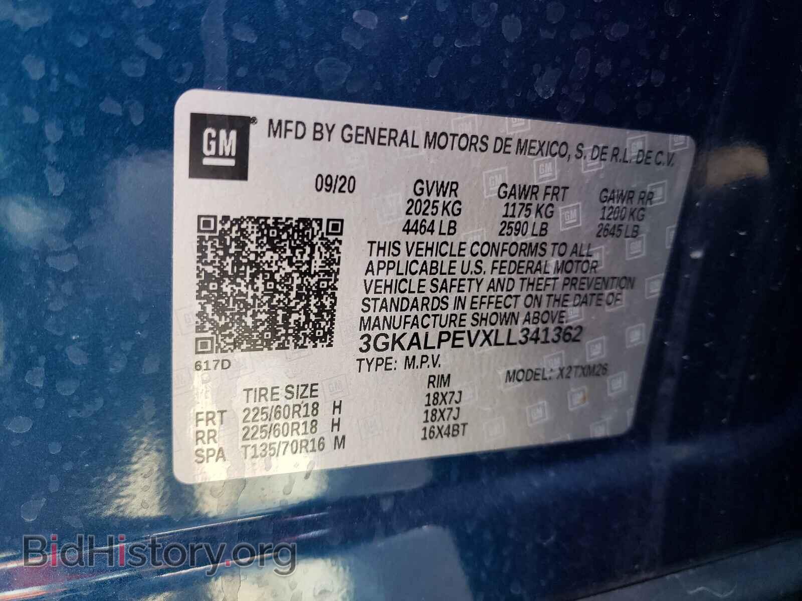 2020 GMC TERRAIN - VIN: 3GKALPEVXLL341362 - Photo 10