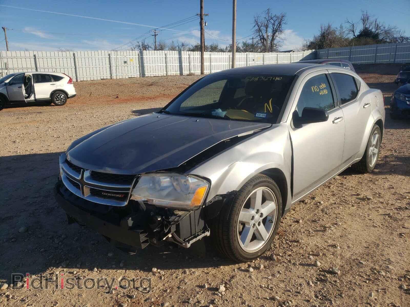 2013 DODGE AVENGER - VIN: 1C3CDZAB3DN594313 - Фото 2