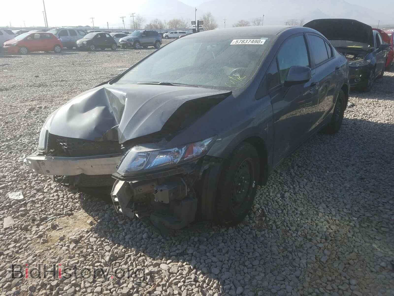 2013 HONDA CIVIC - VIN: 19XFB2E55DE098556 - Фото 2