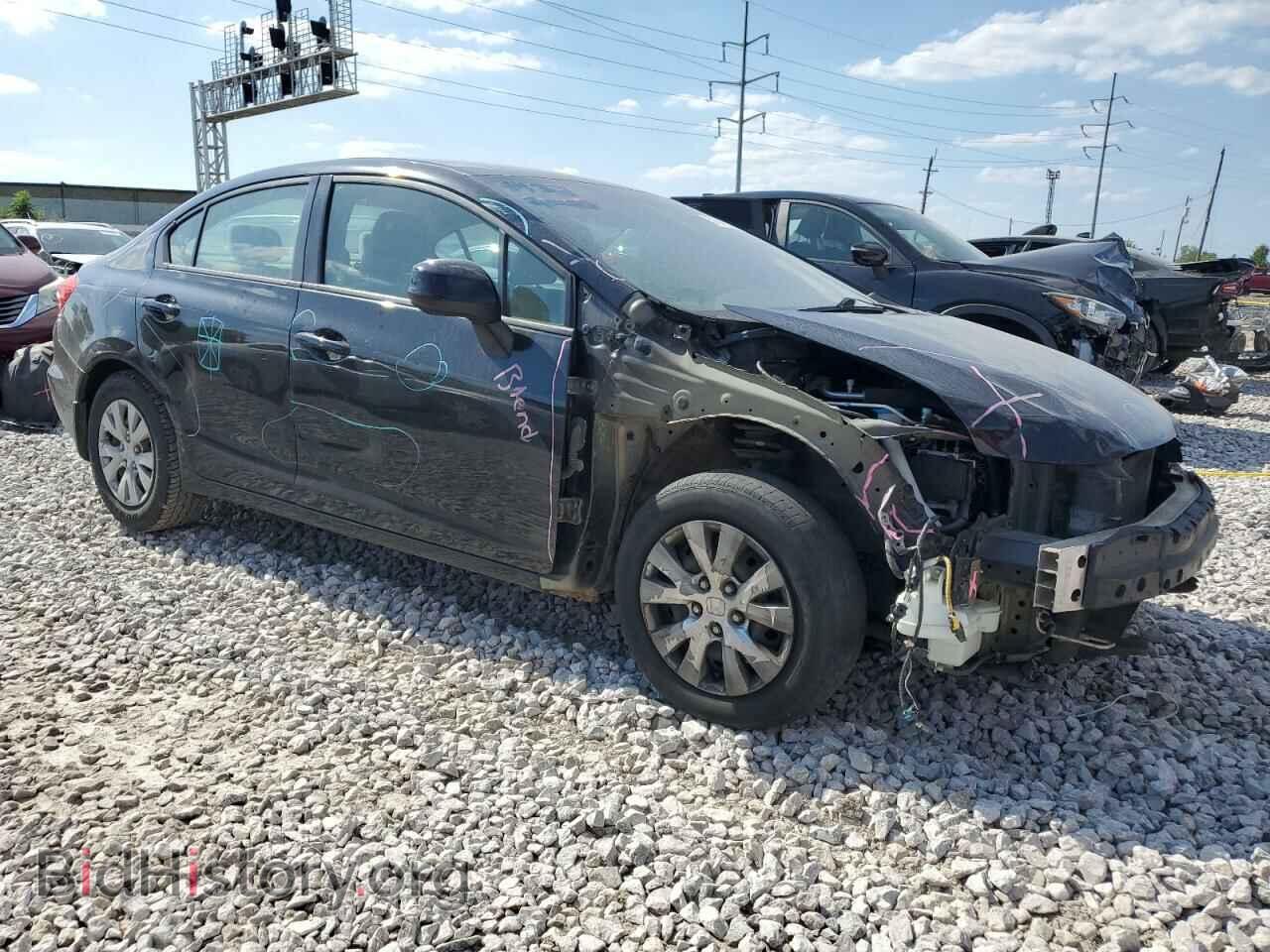 2012 HONDA CIVIC - VIN: 19XFB2F53CE044380 - Фото 4