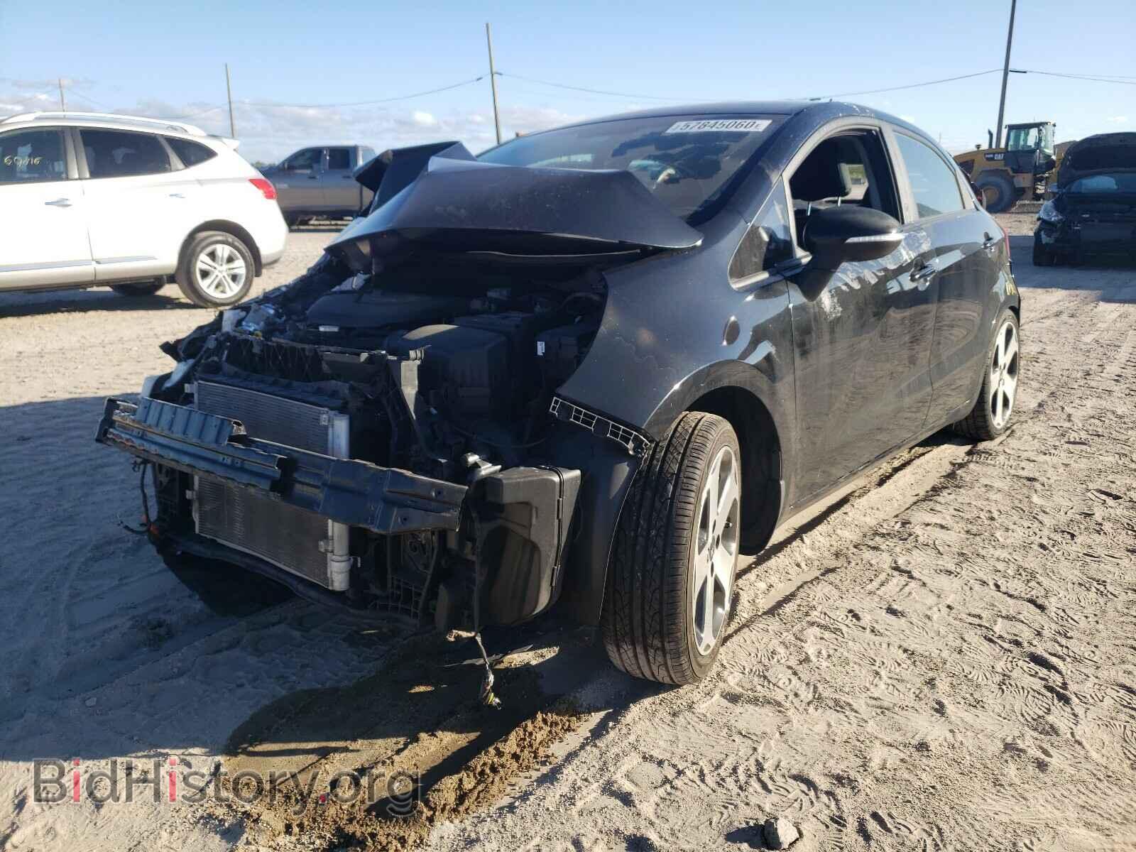 2012 KIA RIO - VIN: KNADN5A3XC6080026 - Фото 2