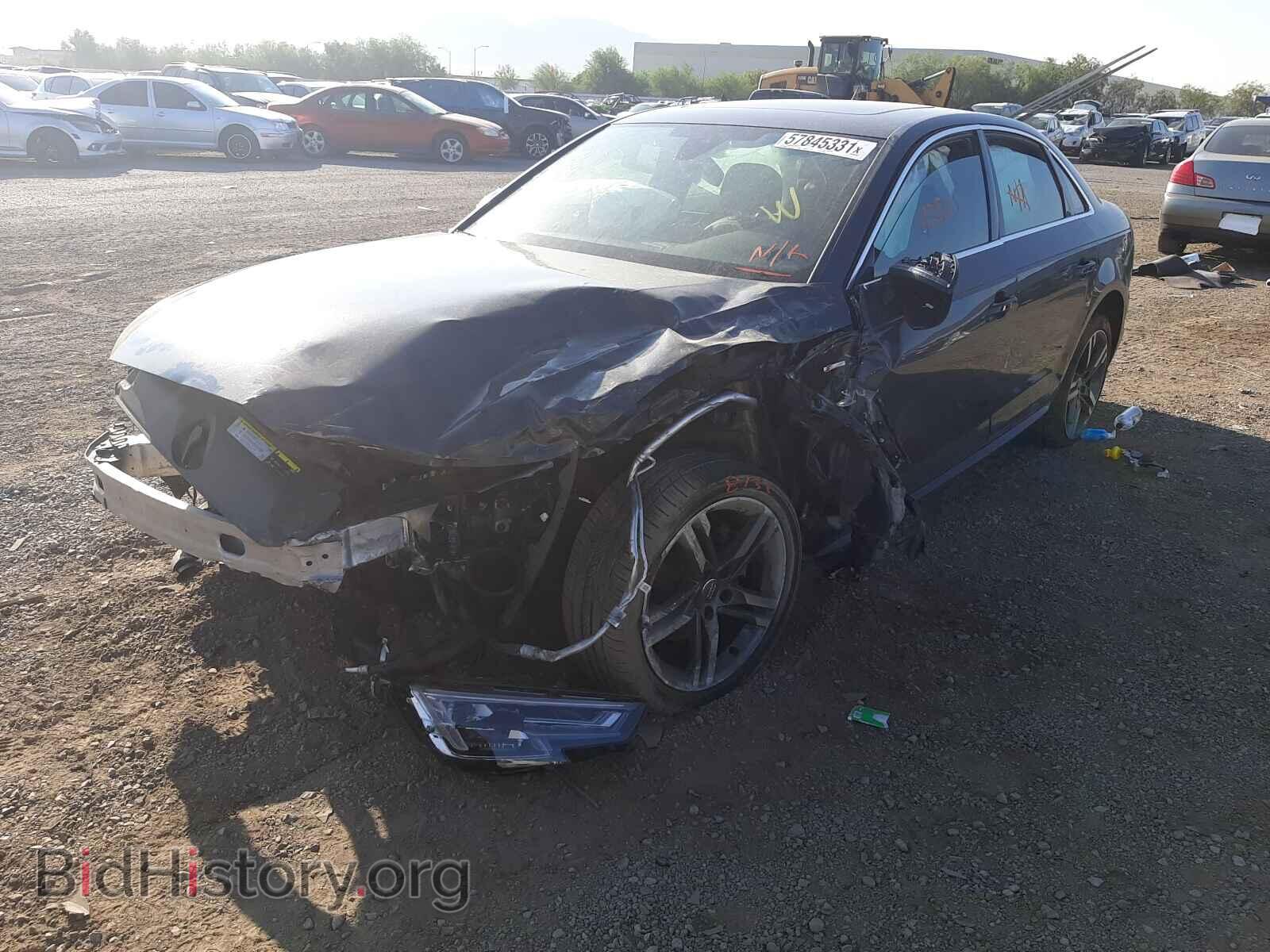 2018 AUDI A4 - VIN: WAULMAF48JA205401 - Фото 2