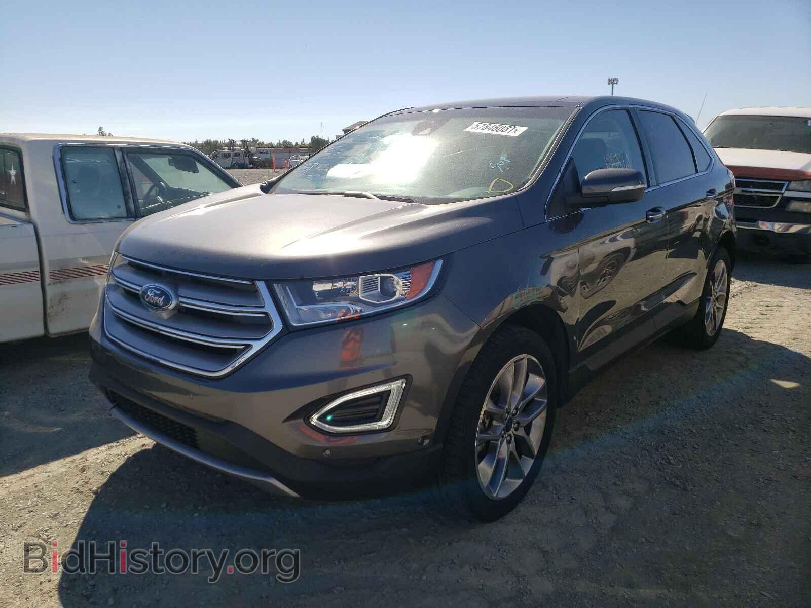 2016 FORD EDGE - VIN: 2FMPK4K99GBC52992 - Фото 2
