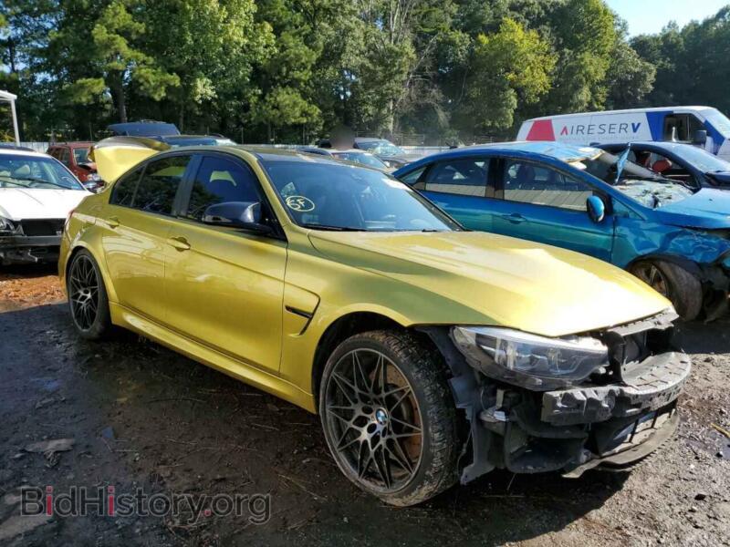 2018 BMW M3 (VIN WBS8M9C51J5J80217) — фото 1 из 10, Copart, повреждение: задняя часть