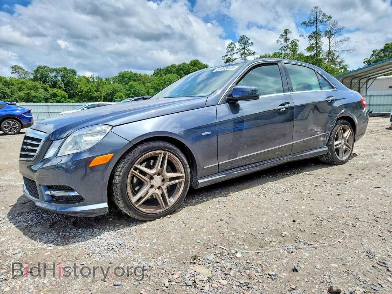 Photo WDDHF5KB7CA585385 - MERCEDES-BENZ E-CLASS 2012