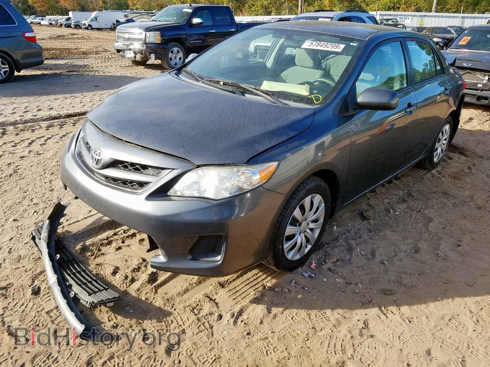 2012 TOYOTA COROLLA BA - VIN: 2T1BU4EE0CC837656 - Фото 2