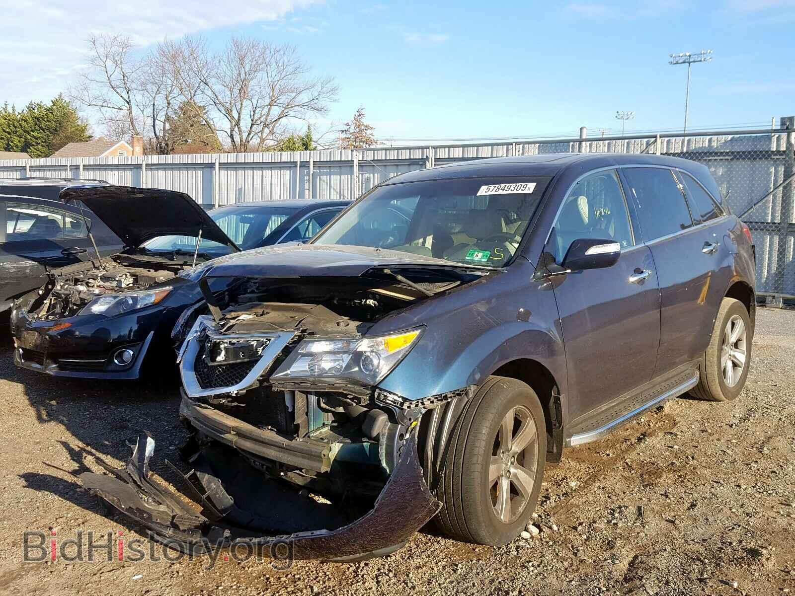 2012 ACURA MDX - VIN: 2HNYD2H36CH521462 - Фото 2