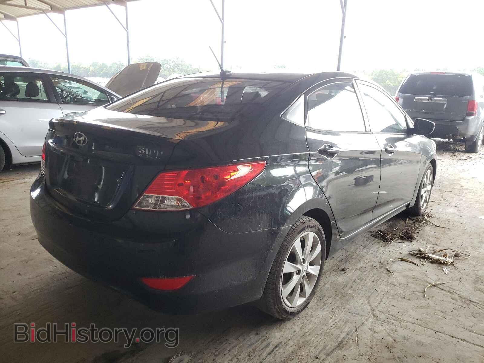 2013 HYUNDAI ACCENT - VIN: KMHCU4AE7DU582143 - Фото 4