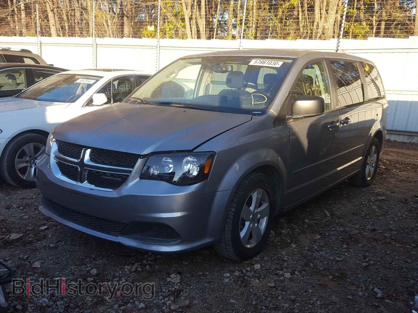2013 DODGE CARAVAN - VIN: 2C4RDGBG0DR671727 - Фото 2