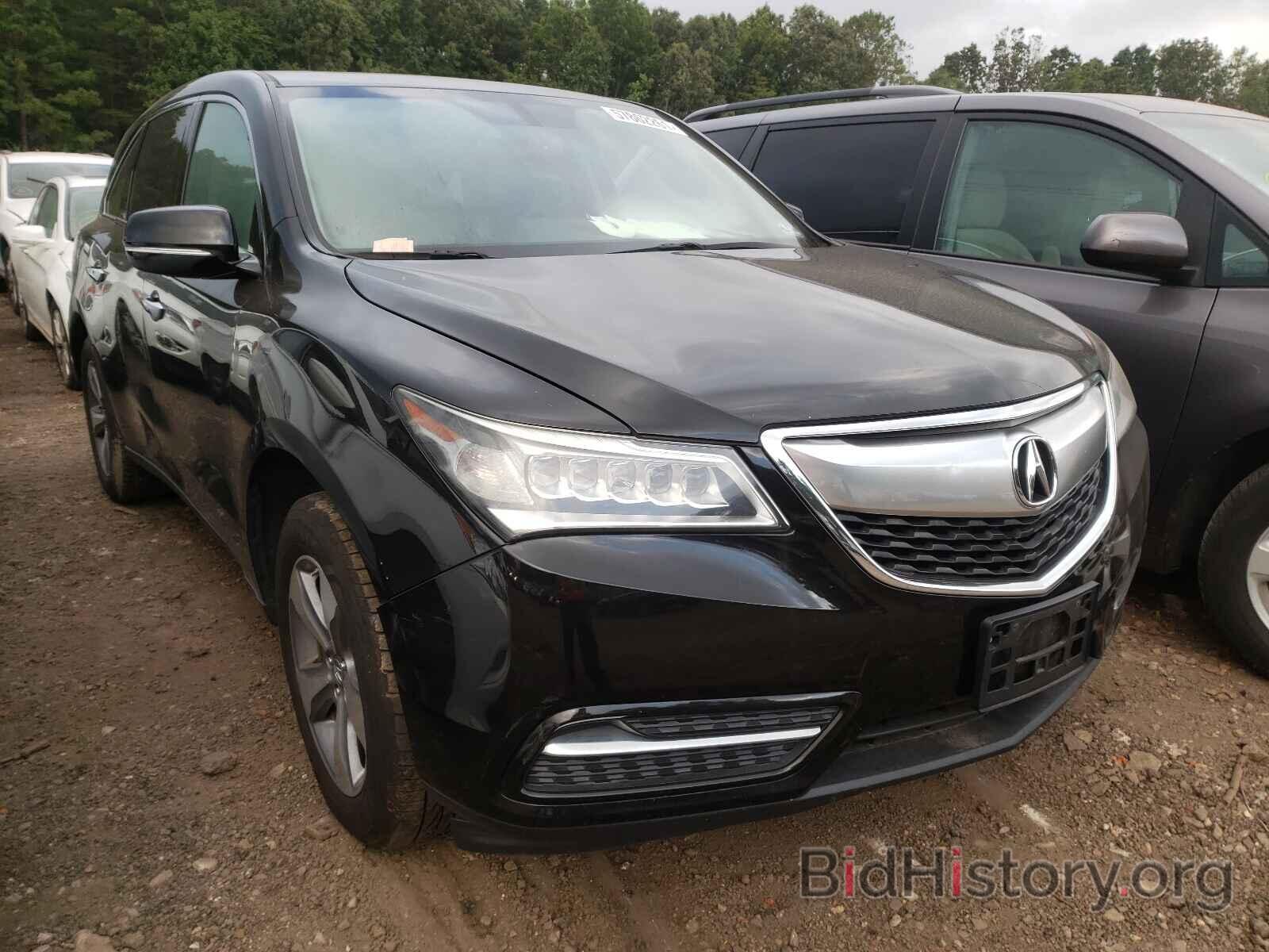 Photo 5FRYD4H28EB009654 - ACURA MDX 2014