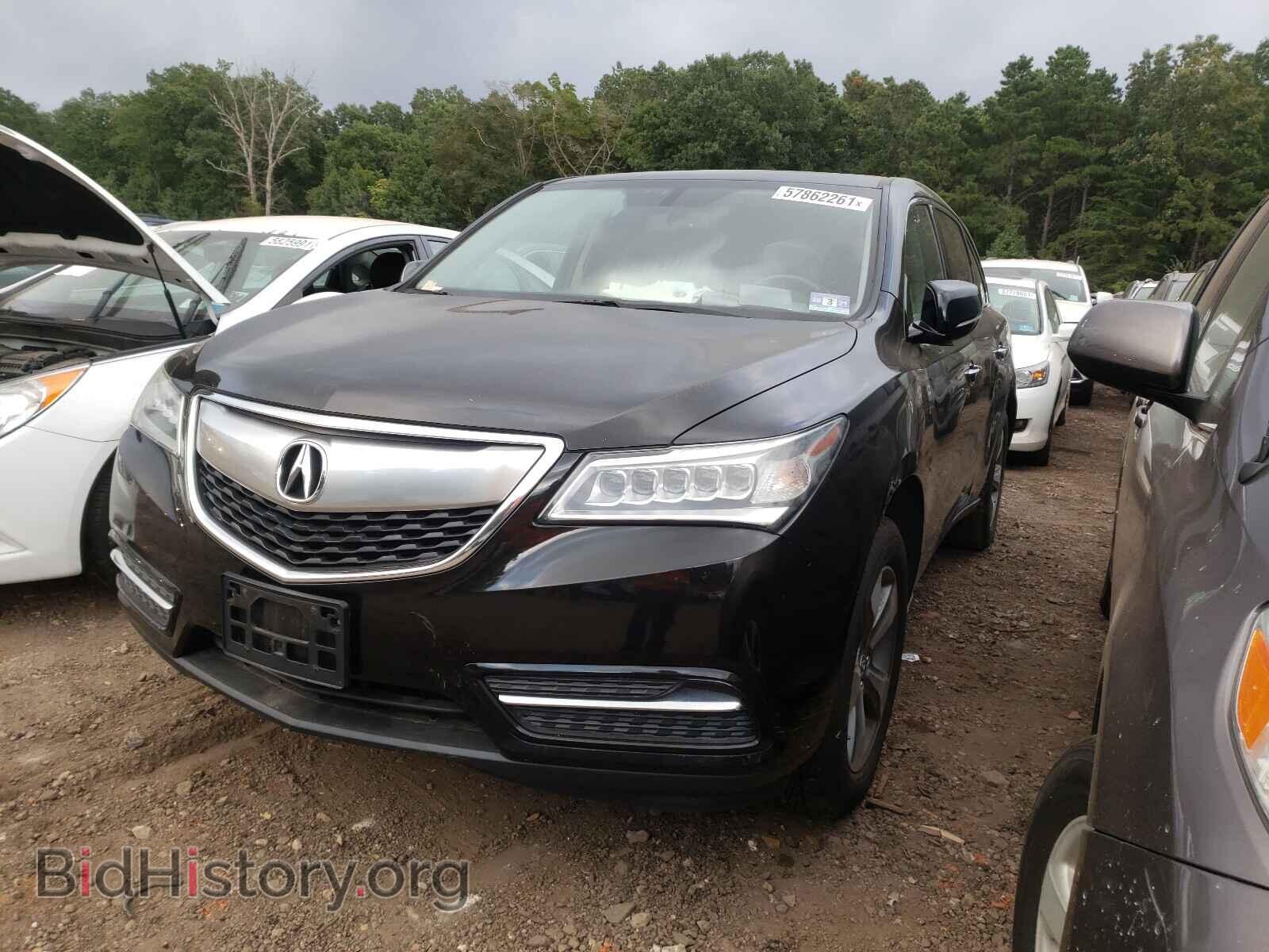 2014 ACURA MDX - VIN: 5FRYD4H28EB009654 - Фото 2